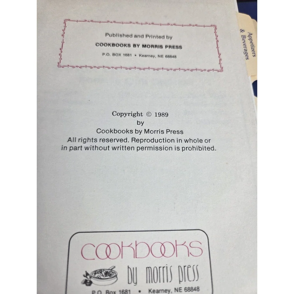 Wilson Christian Academy Cookbook Wilson, North Carolina 1989 3 Ring Binder